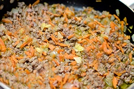 Мясная запеканка с овощами Мясная запеканка с овощами