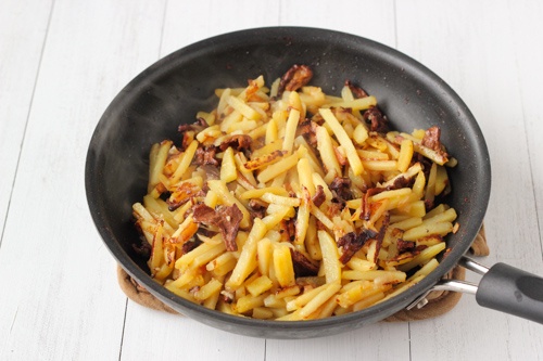 Жареная картошка с грибами Жареная картошка с грибами