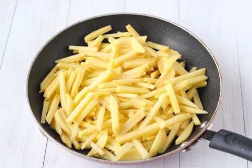 Жареная картошка с грибами Жареная картошка с грибами