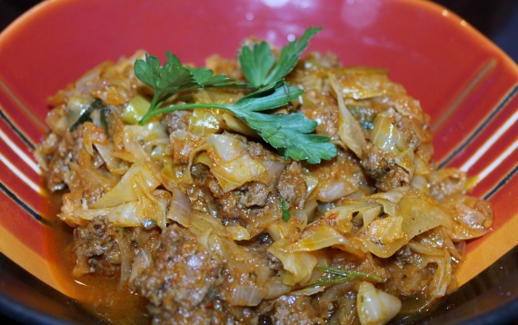 Капуста с мясом в мультиварке Капуста с мясом в мультиварке