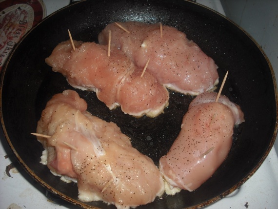 Фаршированные куриные грудки Фаршированные куриные грудки