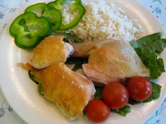 Курица на соли в духовке Курица на соли в духовке