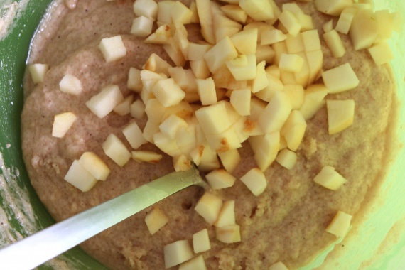 Маффины с яблоками Маффины с яблоками