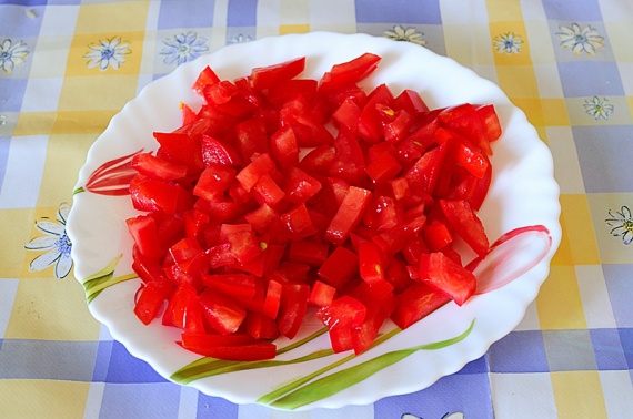 Салат с рисом и красной рыбой Салат с рисом и красной рыбой