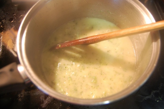 Сырный суп с брокколи Сырный суп с брокколи