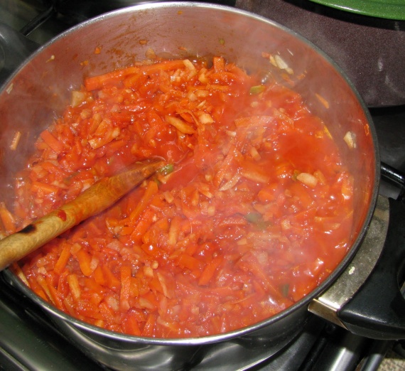 Рыба жареная с овощами Рыба жареная с овощами