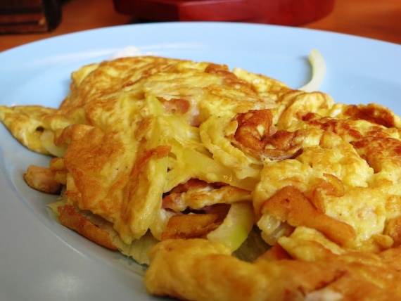 Омлет с курицей Омлет с курицей