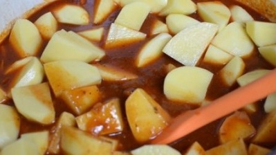 Картошка с мясом в мультиварке Картошка с мясом в мультиварке