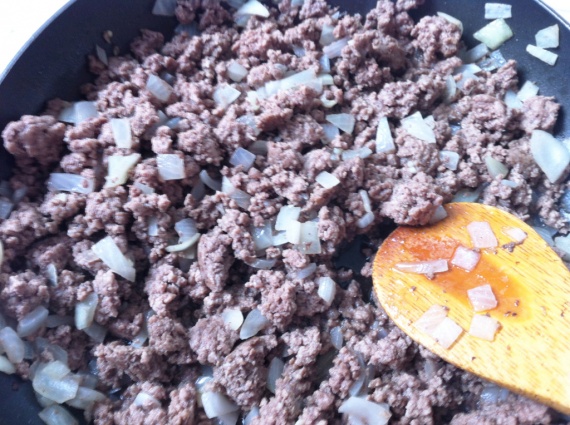 Запеканка с фаршем и сыром Запеканка с фаршем и сыром