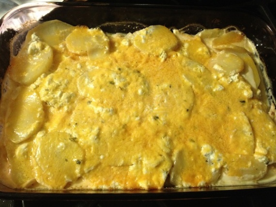 Картофельная запеканка с курицей Картофельная запеканка с курицей
