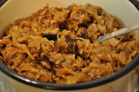 Тушеная капуста с грибами Тушеная капуста с грибами