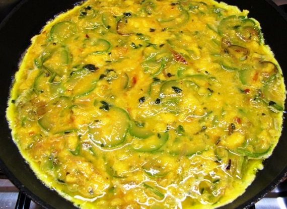Омлет с кабачками Омлет с кабачками