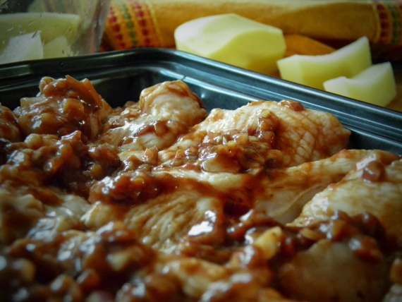 Куриные крылышки с картошкой в духовке Куриные крылышки с картошкой в духовке