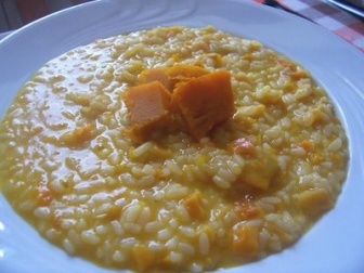 Тыквенная каша с рисом на молоке Тыквенная каша с рисом на молоке