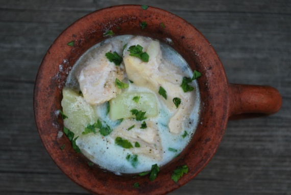 Курица с картошкой в горшочке Курица с картошкой в горшочке