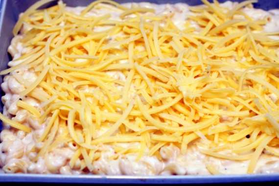 Макароны с сыром и сухариками Макароны с сыром и сухариками