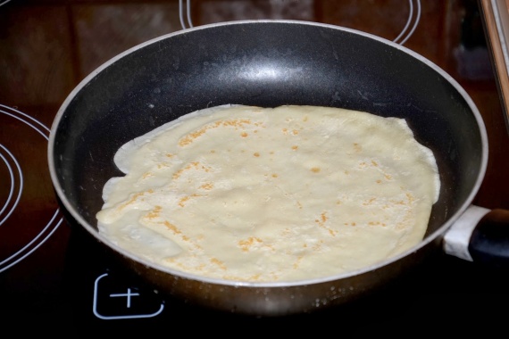 Блины с курицей и шпинатом Блины с курицей и шпинатом