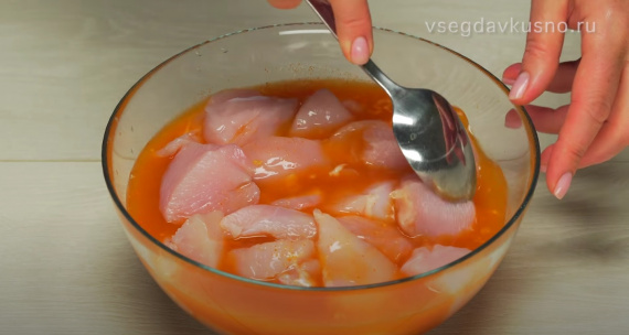 Куриные наггетсы с куркумой Куриные наггетсы с куркумой