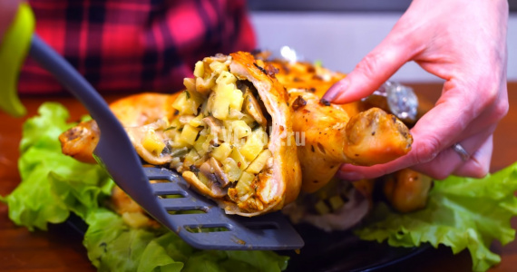 Фаршированная курица на праздничный стол! Фаршированная курица на праздничный стол!
