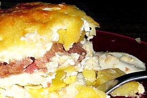Запеканка картофельная с мясом Запеканка картофельная с мясом