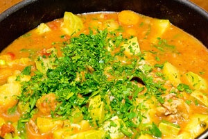 Курица с кабачками и картошкой Курица с кабачками и картошкой