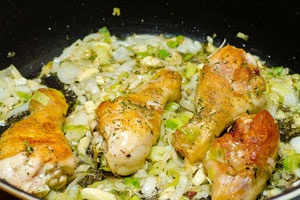 Курица с кабачками и картошкой Курица с кабачками и картошкой