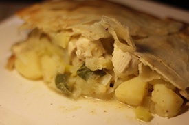 Пирог с картошкой и курицей Пирог с картошкой и курицей