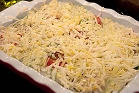 Картошка по-французски с курицей Картошка по-французски с курицей