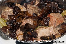 Картошка с грибами и мясом Картошка с грибами и мясом