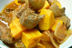 Картошка с грибами и мясом Картошка с грибами и мясом