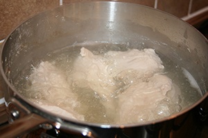 Простой салат с курицей Простой салат с курицей