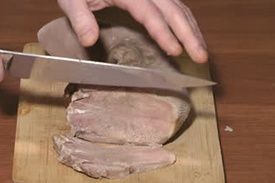 Салат с языком и огурцами Салат с языком и огурцами