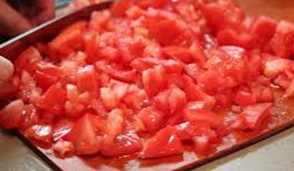 Спагетти с помидорами Спагетти с помидорами