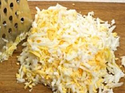 Салат «Подсолнух» с крабовыми палочками Салат «Подсолнух» с крабовыми палочками