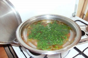 Рассольник с почками Рассольник с почками