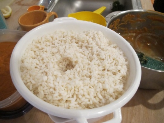 Салат с рисом и кальмарами Салат с рисом и кальмарами