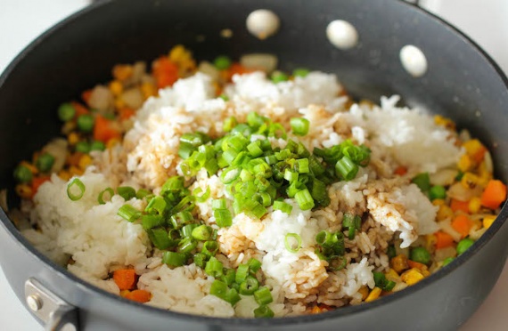 Рис с креветками и овощами Рис с креветками и овощами