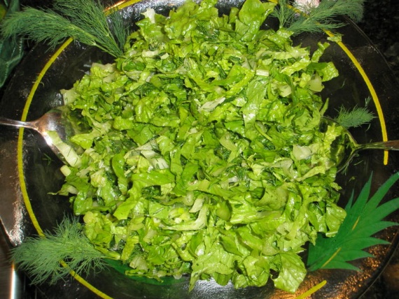 Салат из зелени Салат из зелени
