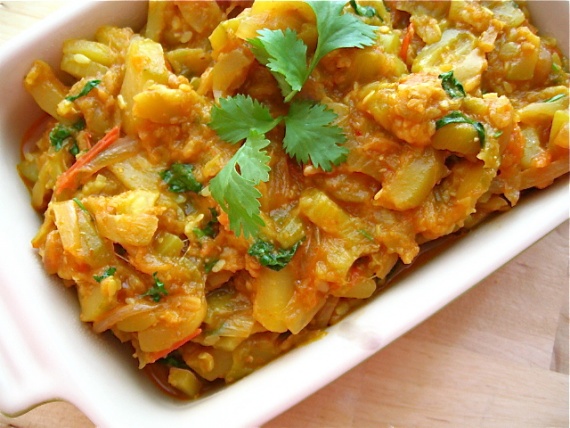 Тушеная капуста с кабачками Тушеная капуста с кабачками