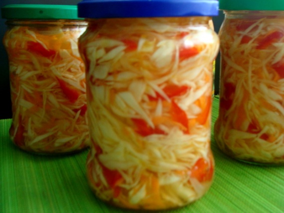 Маринованная сладкая капуста Маринованная сладкая капуста