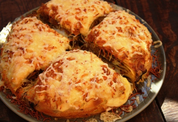 Лазанья из блинов Лазанья из блинов