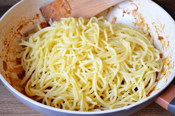 Паста с тушеными овощами Паста с тушеными овощами