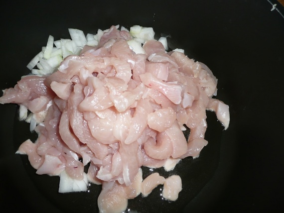 Паста с курицей и цуккини Паста с курицей и цуккини