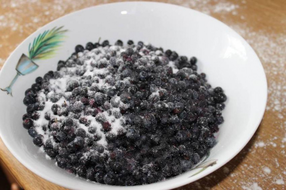 Вареники с черникой Вареники с черникой