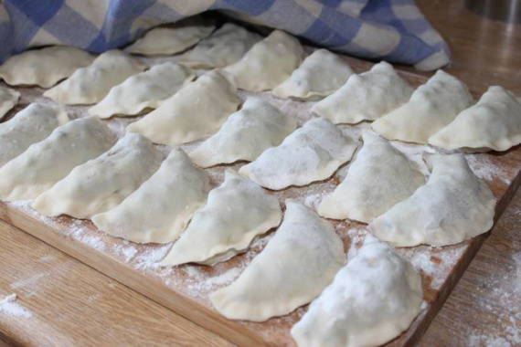 Вареники с черникой Вареники с черникой