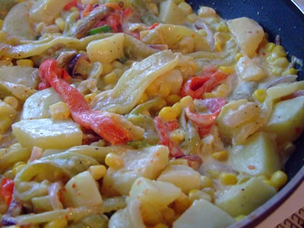 Жареный перец по-мексикански Жареный перец по-мексикански