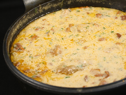 Курица с лесными грибами Курица с лесными грибами
