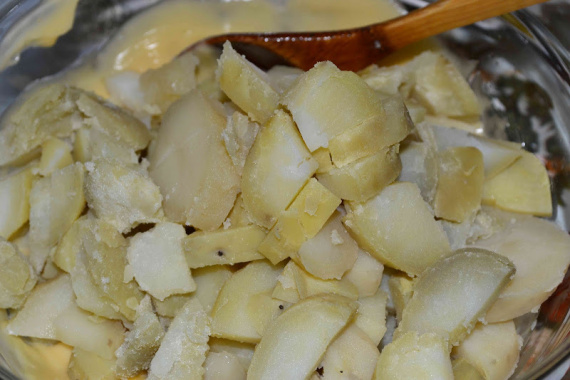 Простой картофельный салат Простой картофельный салат