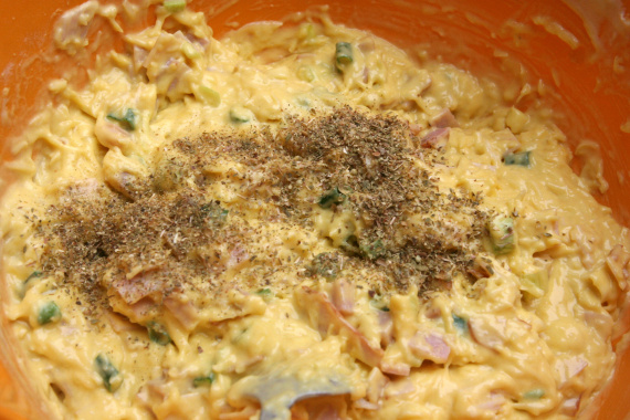 Закусочный кекс с яйцами Закусочный кекс с яйцами