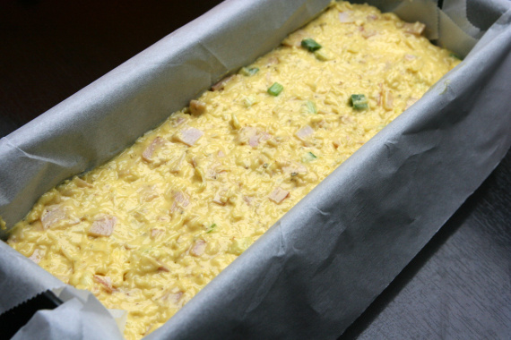 Закусочный кекс с яйцами Закусочный кекс с яйцами